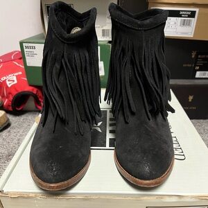 Frye Ilana fringe bootie